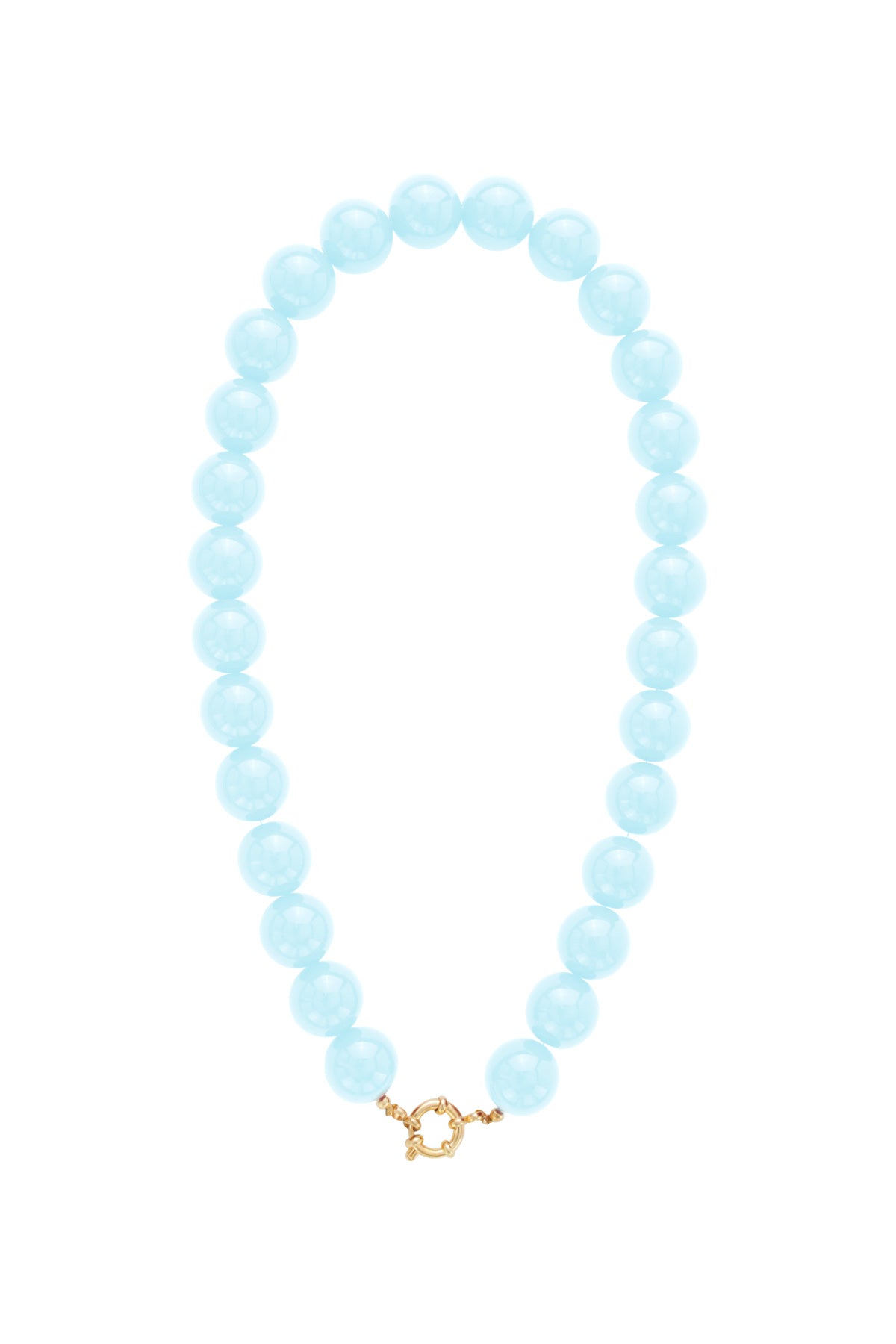 Resin Beaded Necklaces Beads Casual Daily Simple Series Women's jewelry-15mm