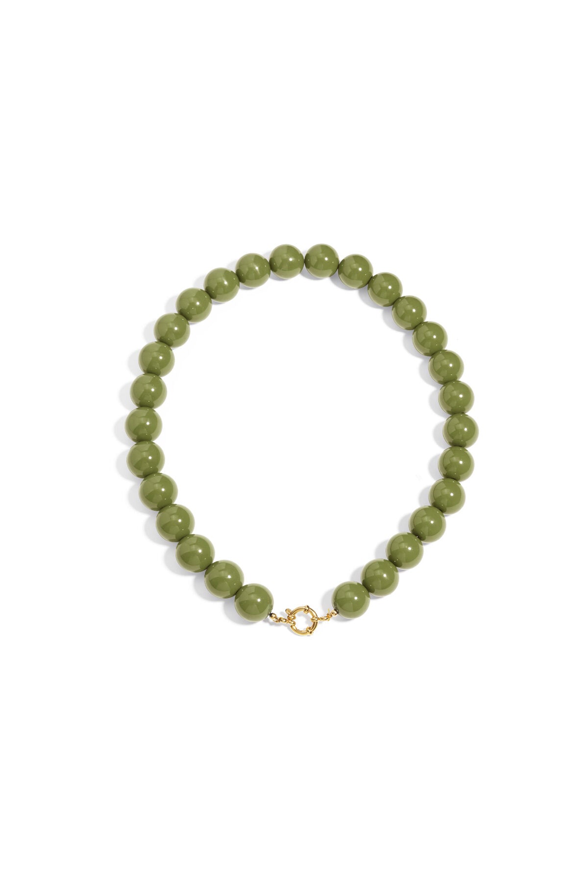 Resin Beaded Necklaces Beads Casual Daily Simple Series Women's jewelry-15mm
