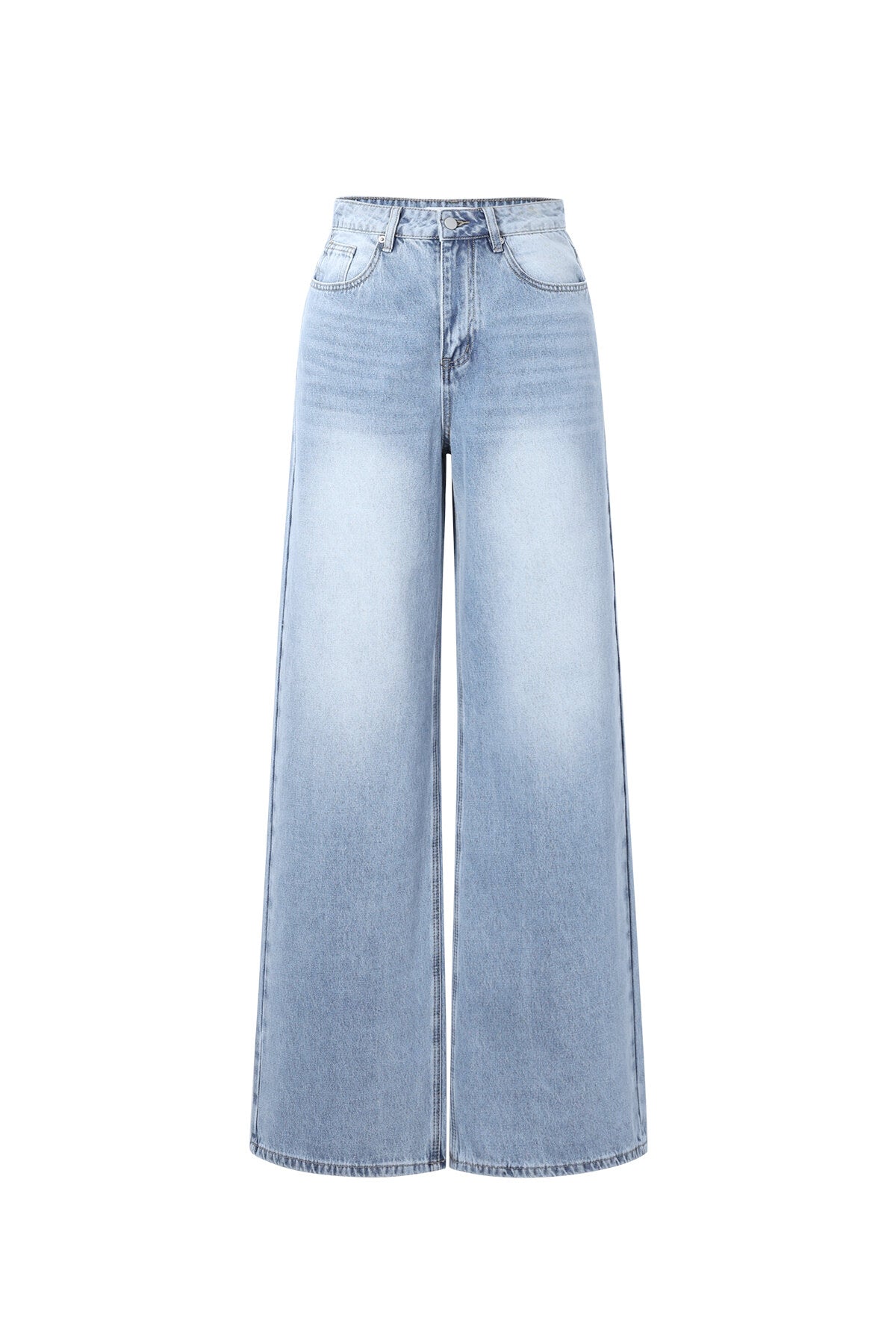 Gimme Wide Leg Cotton Denim Pants for Spring/Summer